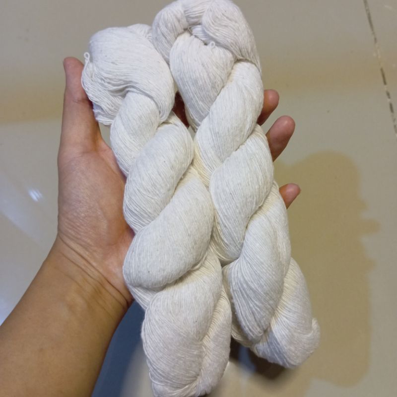 ด้ายดิบ สีขาว 3ขด ทำสายสิญจน์ ไหมผูกข้อมือ ด้ายมงคล