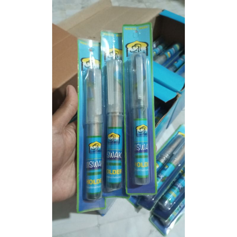 (ใช้โค้ดส่งฟรี+โค้ดป้ายเหลืองได้) ไม้มิสวากแบบมีกล่องเก็บใช้แปรงฟันตามท่านนบีﷺ ไม้จะมีขนาดพอดีกับกล่องเก็บ รสจืด  ครับ