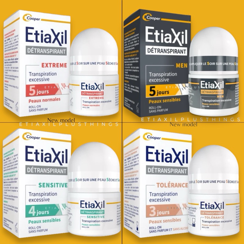 Etiaxil 🇫🇷 FRANCE Detranspirant Roll on โรลออนลดเหงื่อ ลดกลิ่นใต้วงแขน ลดรักแร้เปียก ประสิทธิภาพสูง
