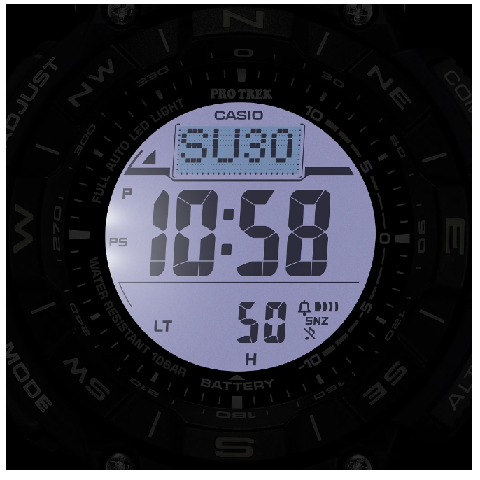Casio Protrek PRG-340  PRG-340-1 PRG-340-3 ของแท้รับประกันศูนย์(PRG-340-1 ดำ)