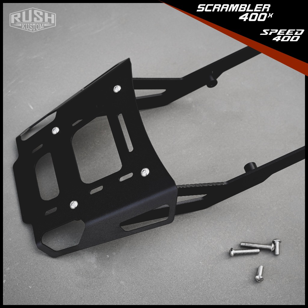 RUSH Kustom แร็คท้าย Triumph Speed400 / Scrambler 400x