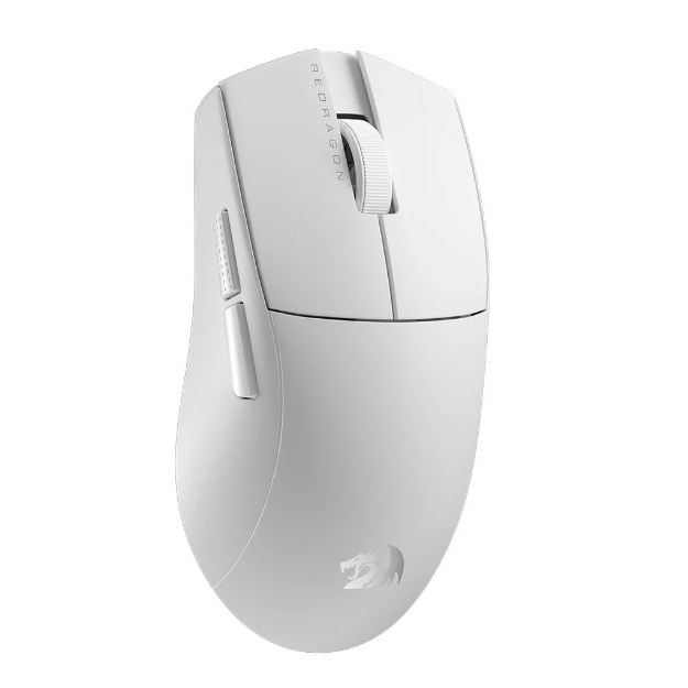 WIRELESS MOUSE (เมาส์ไร้สาย) REDRAGON M916 PRO K1ING (1K Hz) (WHITE)