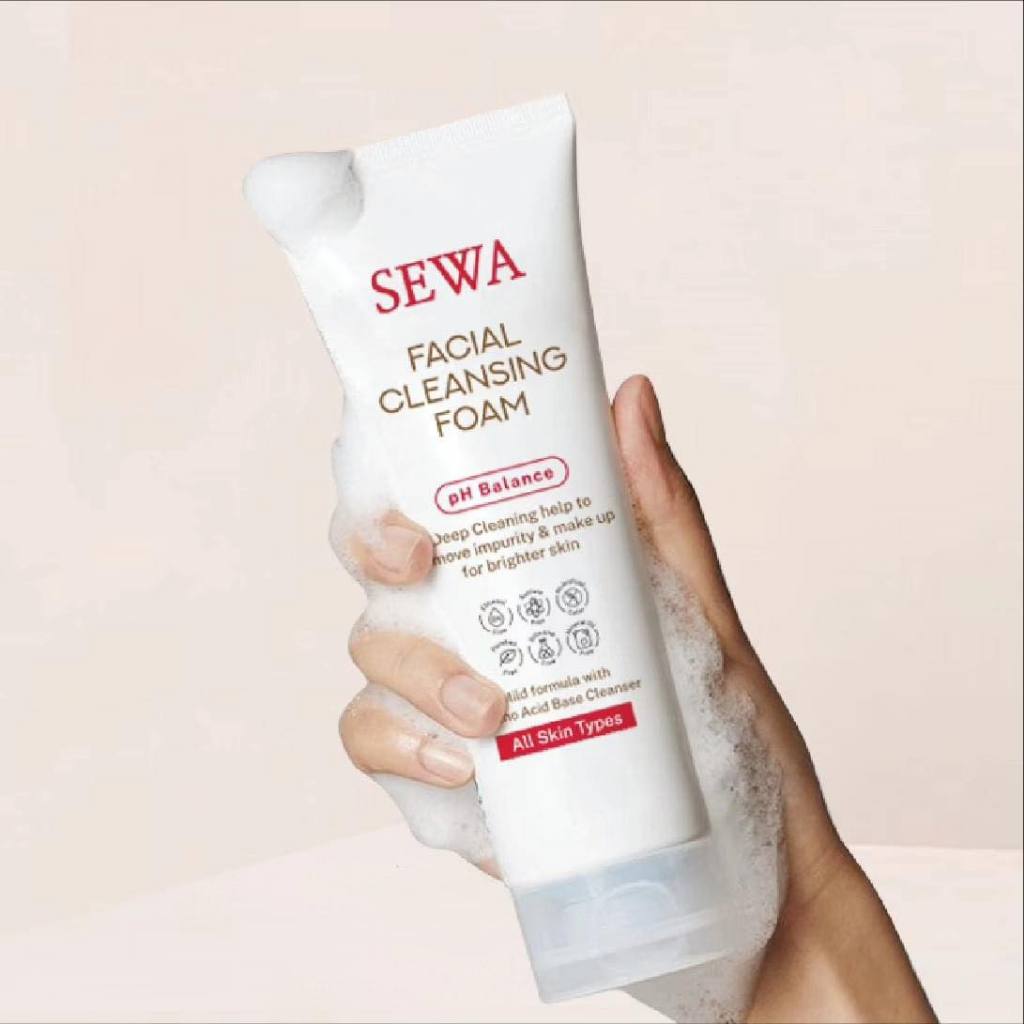 Sewa Facial Cleansing Foam 100g โฟมล้างหน้าเซวา โฟมล้างหน้า