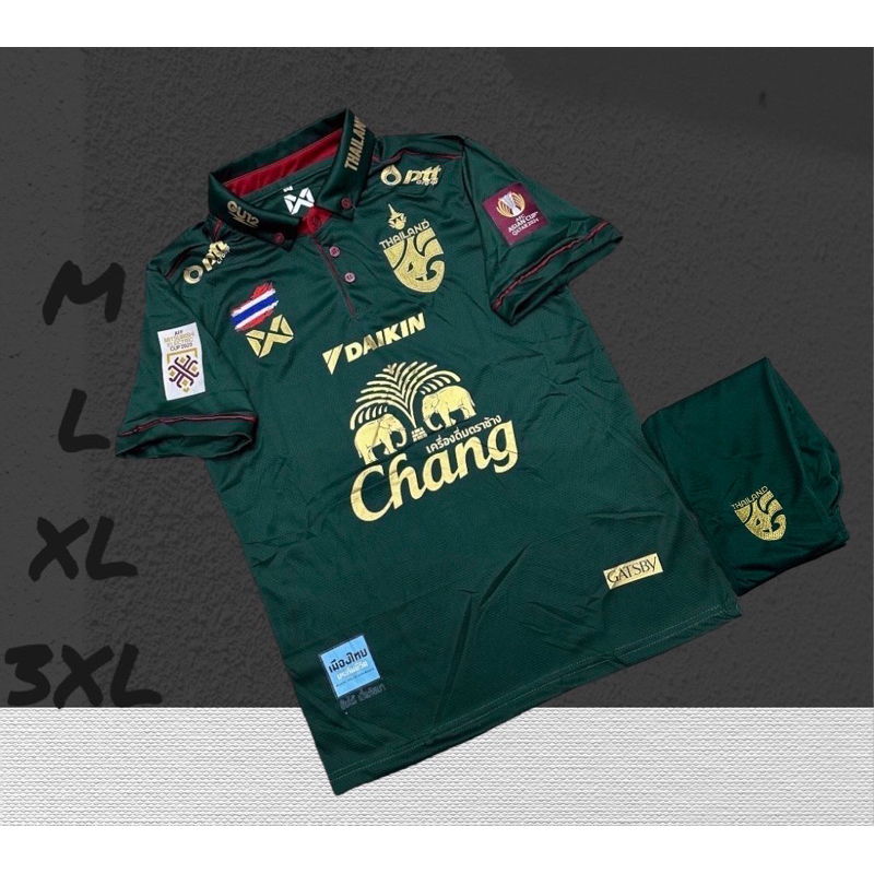 ชุดฟุตบอลคอจีนทีมซาติไทยชายคอปกjpttทีมซาติไทยชายหญิง - รูปที่ 4