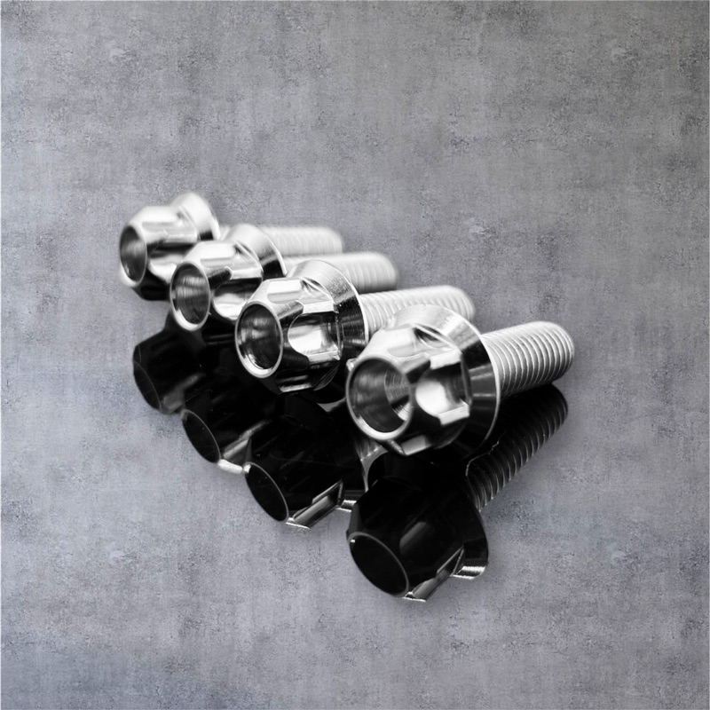 น็อตสเตย์พักเท้าหลัง แดช โซนิค น็อตพักเท้าหลัง ทุกปี กลึงมือ 1ชุด4ตัว สแตนเลสแท้ - รูปที่ 4