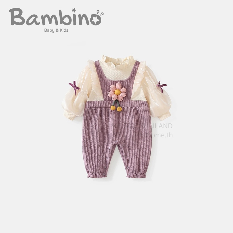 Bambino ชุดจั๊มสูทเด็กทารก ชุดรอมเปอร์ ชุดบอดี้สูท ชุดเด็กอ่อน ชุดเด็กแรกเกิด Baby Bodysuits Jumpsuits