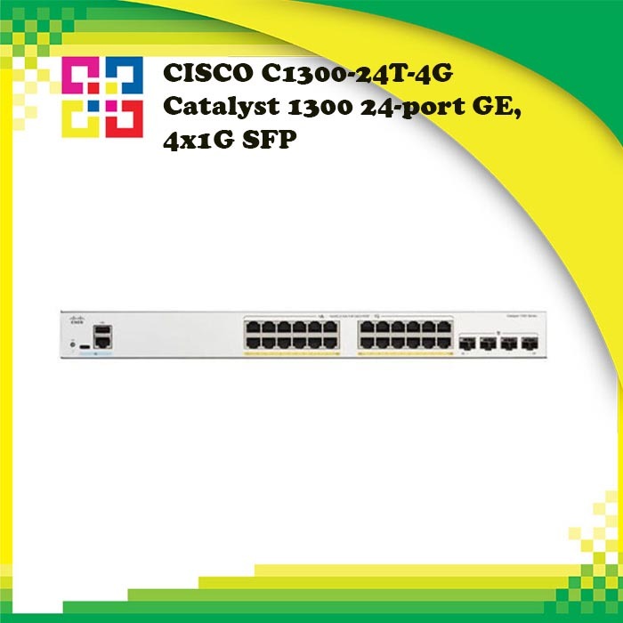CISCO C1300-24T-4G Catalyst 1300 24-port GE, 4x1G SFP