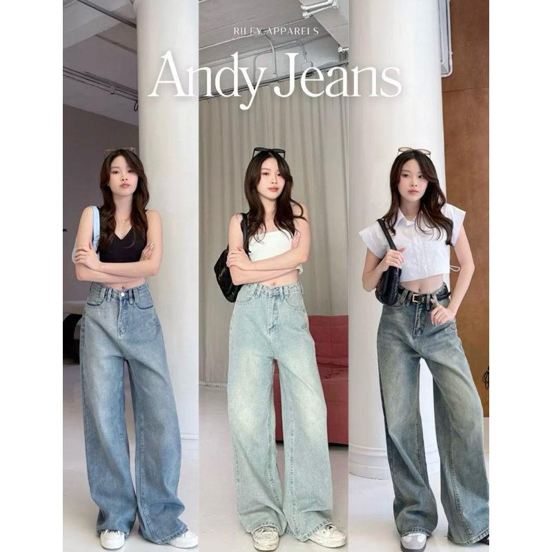 sold out❌❌❌andy jeans จาก ร้านig riley👖