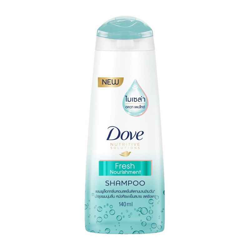 โดฟ แชมพู ขนาดพกพา 120-140มล. DOVE Shampoo 120 - 140ml. (แชมพูสระผม)