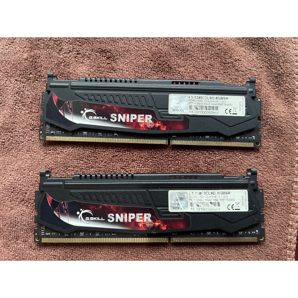 RAM DDR3 G.Skill Sniper BUS1600 8GB(4x2)มือสอง แพ็คดี