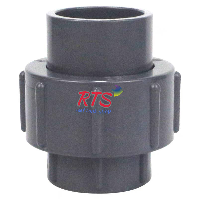 ข้อต่อตรง ยูเนี่ยน สีเทา ท่อพีวีซี