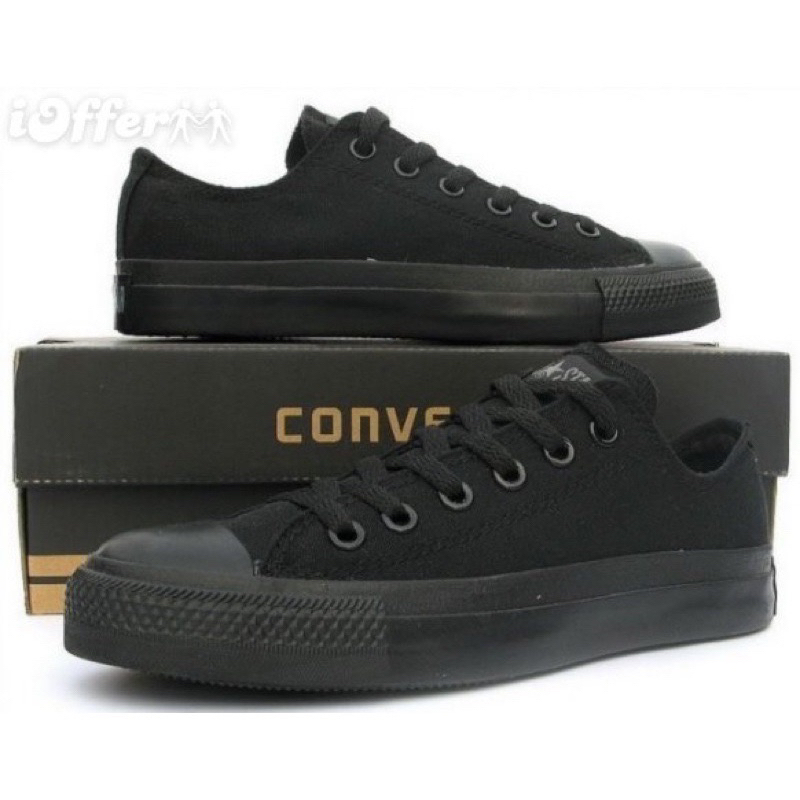 รองเท้าผ้าใบ Converse Chuck Taylor All-Star Ox M5039 Black รองเท้าผ้าใบ หุ้มส้น สีดำล้วน ใส่ได้ทั้งชายและหญิง