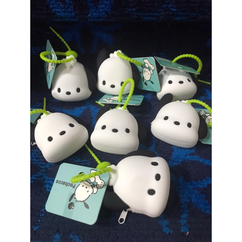 พวงกุญแจการ์ตูน Pochacco กรเป๋าใส่เหรียญซิลิโคน ขนาด 7.5* 9 ซม