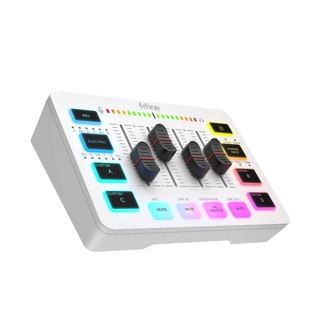 [Pre-order][ถูกที่สุด] FIFINE AMPLIGAME SC3 USB MIXER WITH XLR/HEADSET INPUT