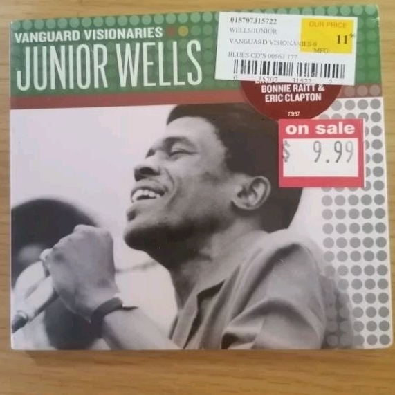 CD  Junior Wells​  - Vanguard Visionaries  Eu​ (New)