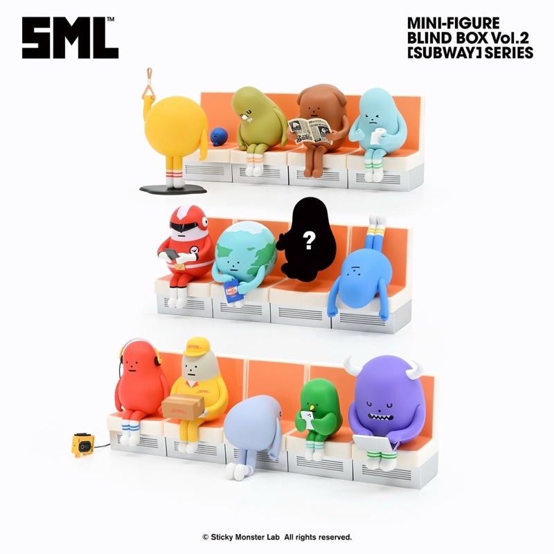 SML MINI V.2 (subway)กล่องสุ่มpop mart