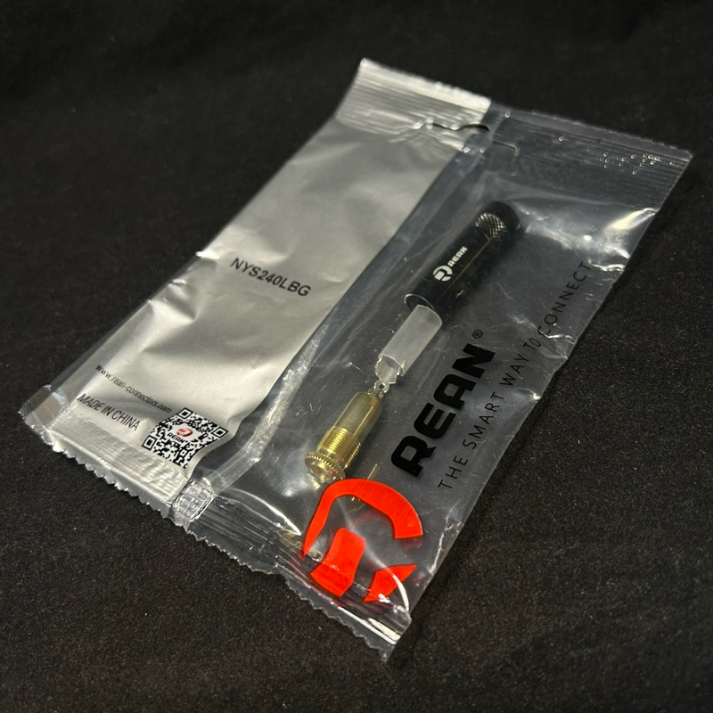 แจ็ค 3.5 มม. ตัวเมีย REAN แท้ NYS240LBG รองรับสาย 6 mm แท้นำเข้า