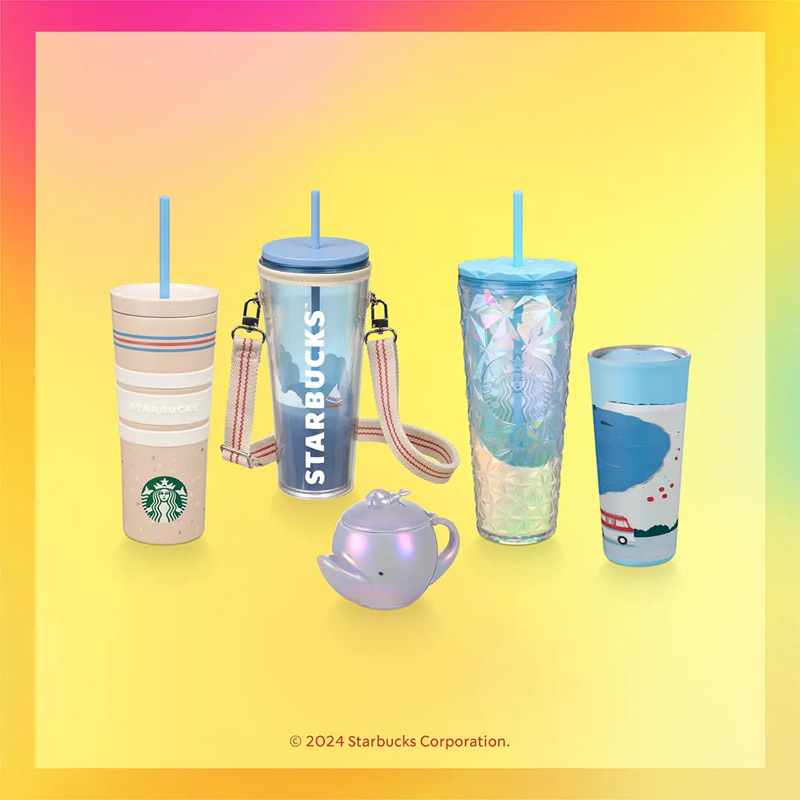 %Starbucks Escape to Paradise Summer collections จำหน่ายแต่ของแท้จากShop %