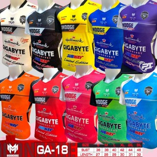 เสื้อกีฬาคอวี(คอจีน)พิมม์ลาย moondoge GA-18 แห้งง่าย ใส่สบาย