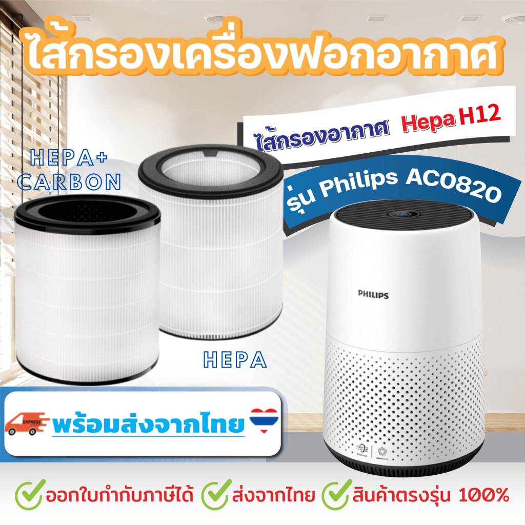 /มีของ พร้อมส่งจากไทย/ ไส้กรอง สำหรับ Philips AC0820 / FY0194, FY0293 สินค้าOEM