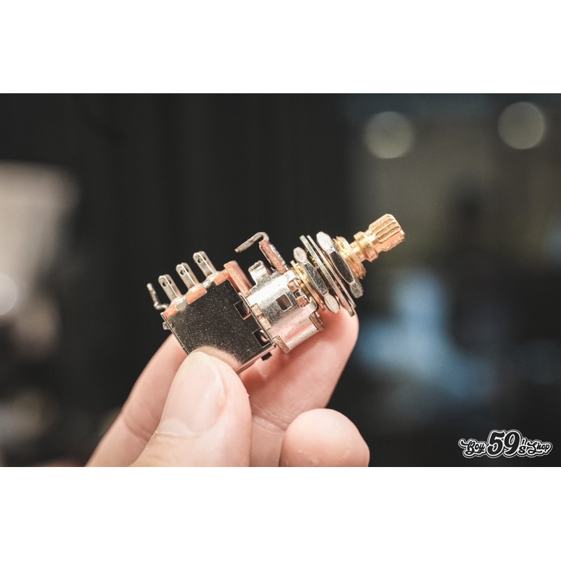 Push Push Pot 250KA/500KA(กด-กด) งาน All Parts ใช้ทำโวลุ่มและโทน ตัดคอยได้ อย่างดี ทน ฟิลหมุนสมูท