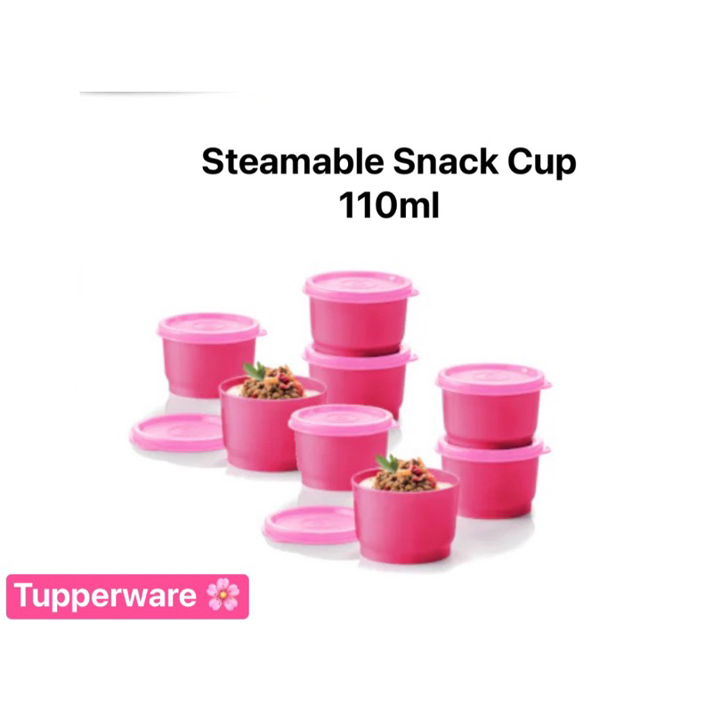 กระปุกนึ่งได้ Tupperware รุ่น steamable snack cup (1ใบ) ขนาด 110ml.