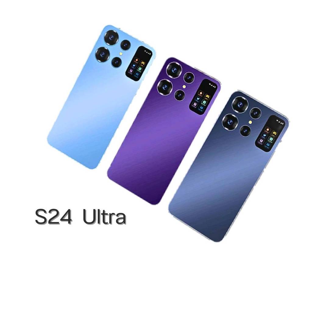 โทรศัพท์มือถือสมาร์ท S24 Ultra หน้าจอ 7.3 นิ้ว ระบบปฎิบัติการ Android , แบตเตอรี่ 6800mAh ราคาประหยัด คุ้มค่าการใช้งาน