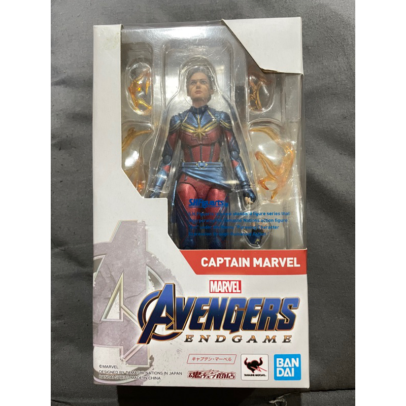 มือสอง ของแท้ SHF Captain Marvel avengers endgame bandai action figure 1/12 S.H.figuarts