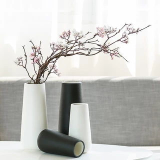 แจกันดอกไม้ Vase Ceramics ตกแต่งแจกันเซรามิกที่เรียบง่ายให้สวยและทันสมัย
