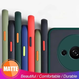 Case Redmi A3 เคสขอบสีหลังด้าน สำหรับ Xiaomi Redmi A3 เคสกันกระแทก เคสขอบสี