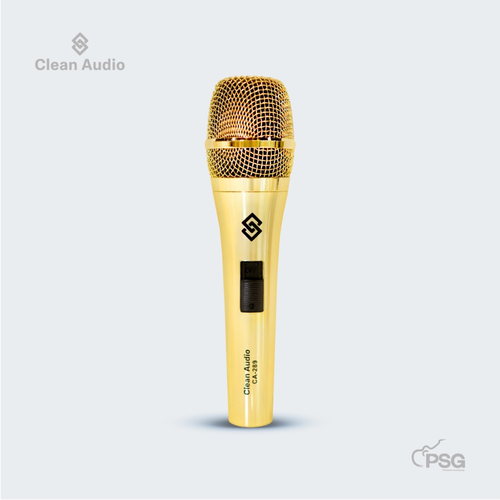 CLEAN AUDIO:CA-289 GOLD ไมโครโฟนไดนามิค Dynamic Microphone