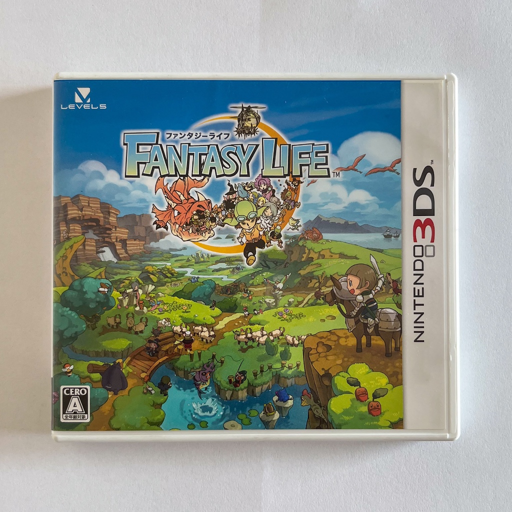 ตลับแท้ Nintendo 3DS : Fantasy Life  มือสอง โซนญี่ปุ่น (JP)