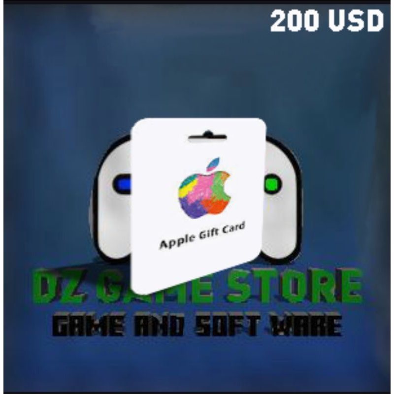 Apple Itune Gift card 200 USD DIGITAL