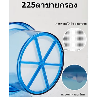 LIVE อยู่ ลด ฿100【UTOOKII】ที่กรองโยเกิร์ต กรีก พร้อมฝาปิด สําหรับครัวเรือน, ที่กรองชีส อุปกรณ์แยกนมถั่วเหลือง สเตนเลส
