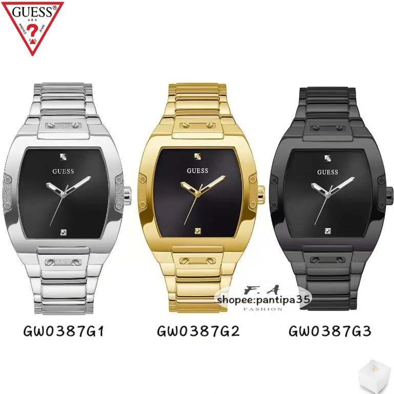 F.A Guess นาฬิกาข้อมือผู้ชายค่ะ กรณีบาร์เรลค่ะ นาฬิกาอะนาล็อกGW0387G1 GW0387G2 GW0387G3 ความกว้าง：42MM