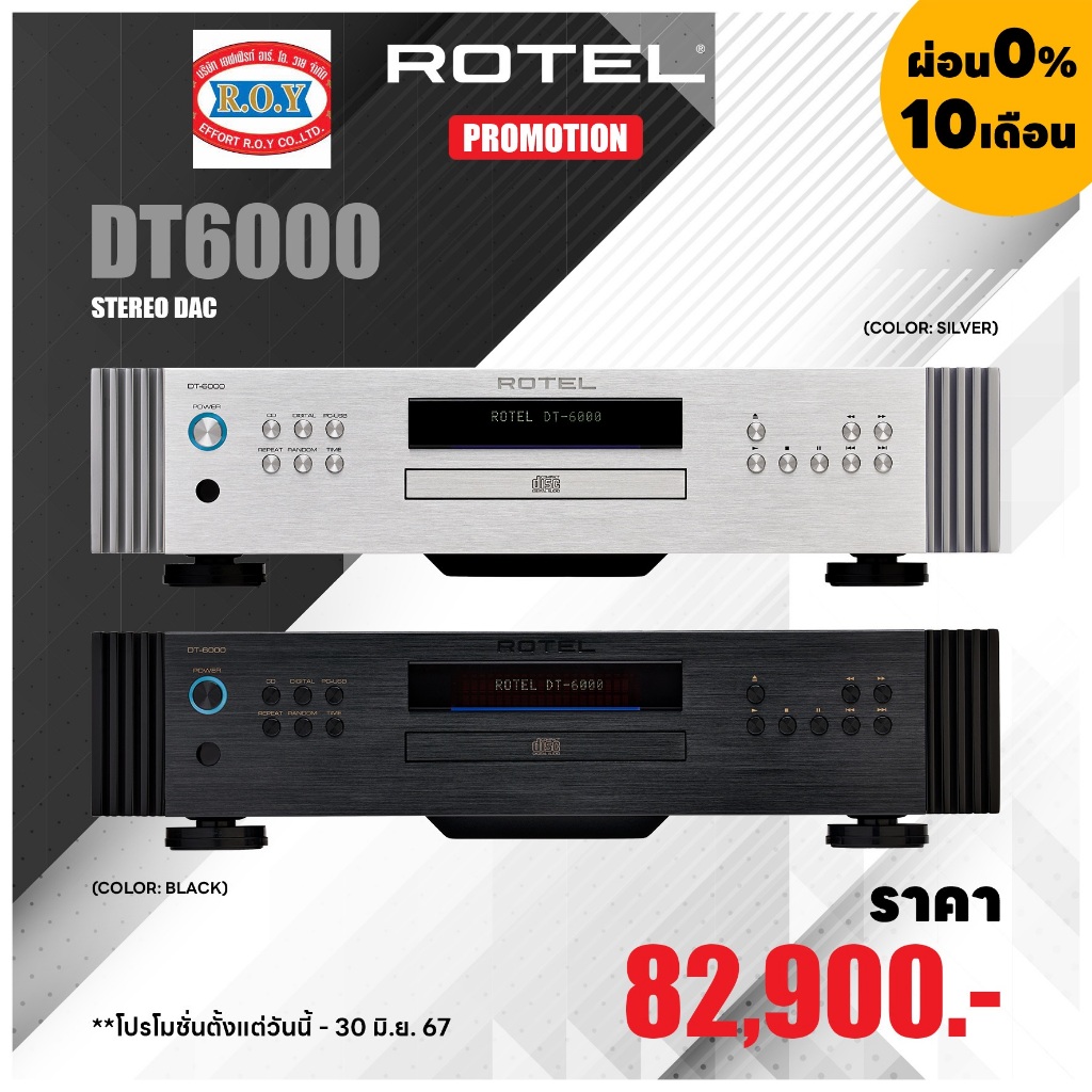 ROTEL  DT-6000  STEREO  DAC   CD PLAYER