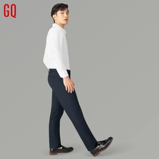 GQ Perfect Ankle Pants กางเกงผู้ชายขา 5 ส่วน ผ้ายืด 4 ทิศ สีน้ำเงินสว่าง Midnight Blue (Light Navy)