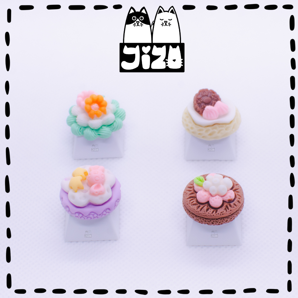 Keycap Sweet Bakery ปุ่มกดคีย์บอร์ด รวมขนมหวาน พร้อมส่ง