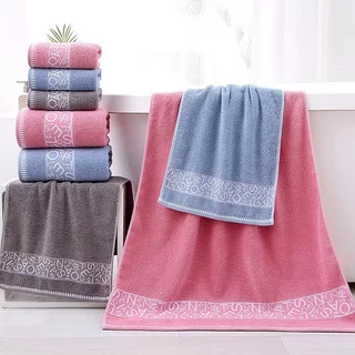 ผ้าเช็ดตัว ผ้าคอตตอน 100% ขนาด 70 × 140 cm สไตล์ใหม่