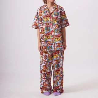 PAUL FRANK ชุดนอน WOMENS JULIUS & FRIENDS COMIC SS PANTS SET