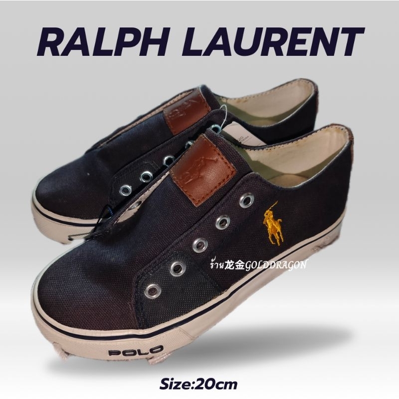 รองเท้าPolo ralph laurentแท้ออกช็อปญี่ปุ่น(มือสอง) รองเท้าเด็ก