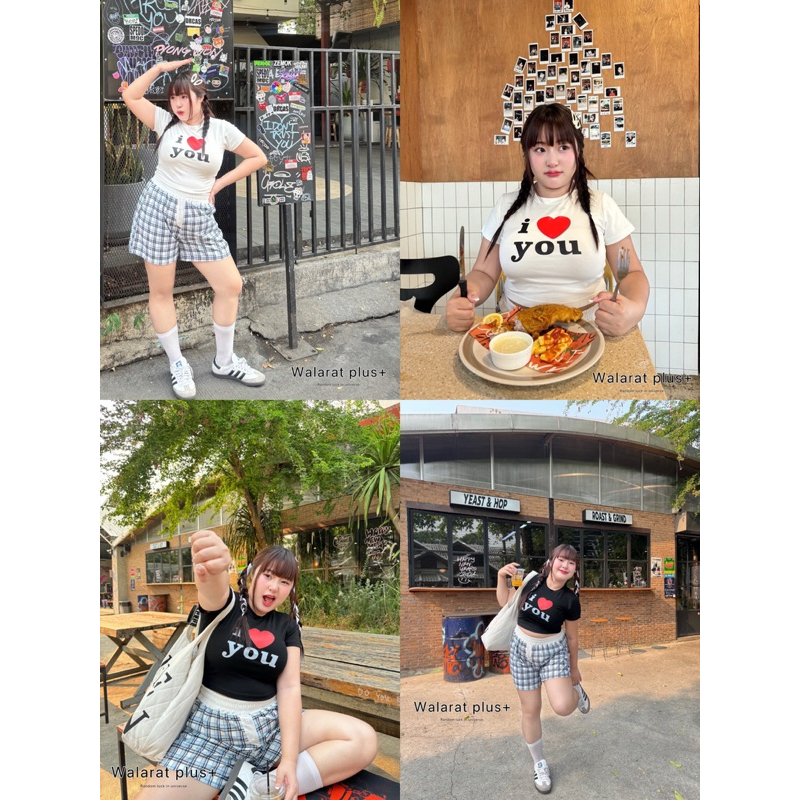ส่งจากกทม เสื้อครอปยูนิโคล่ Plussize