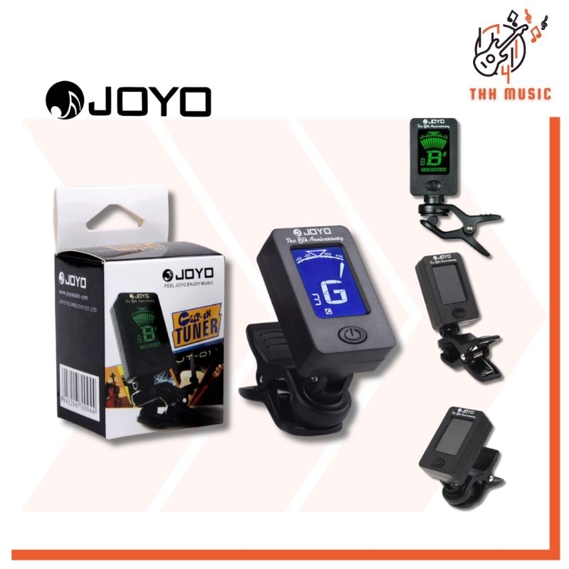 จูนเนอร์ ( TUNER )​ เครื่องตั้งสายกีตาร์ เบส อูคูเลเล่ พิณ JOYO JT-01