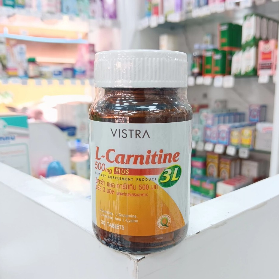 VISTRA L-CARNITINE 500 MG PLUS 3L