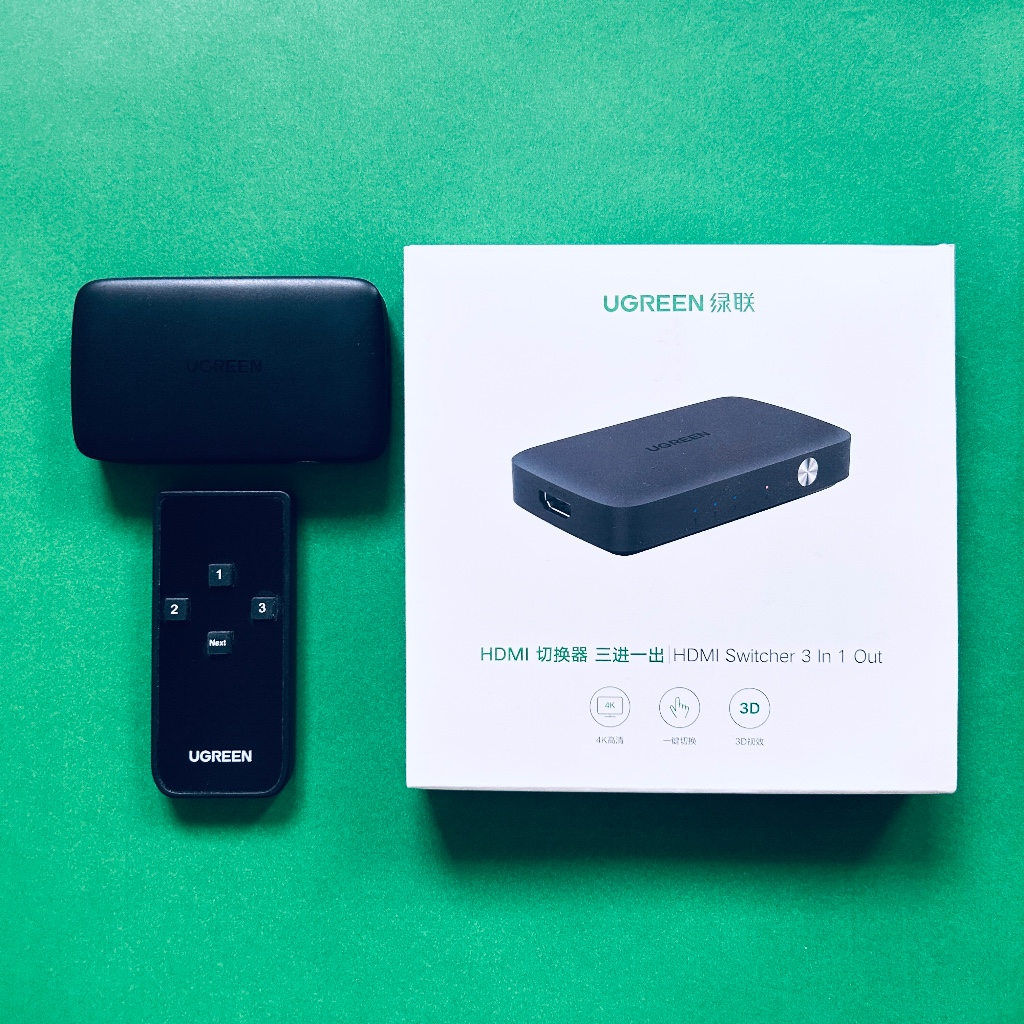 [มือ 2 | Used] URGREEN HDMI Splitter ตัวแยก HDMI แบบ 3 ออก 1