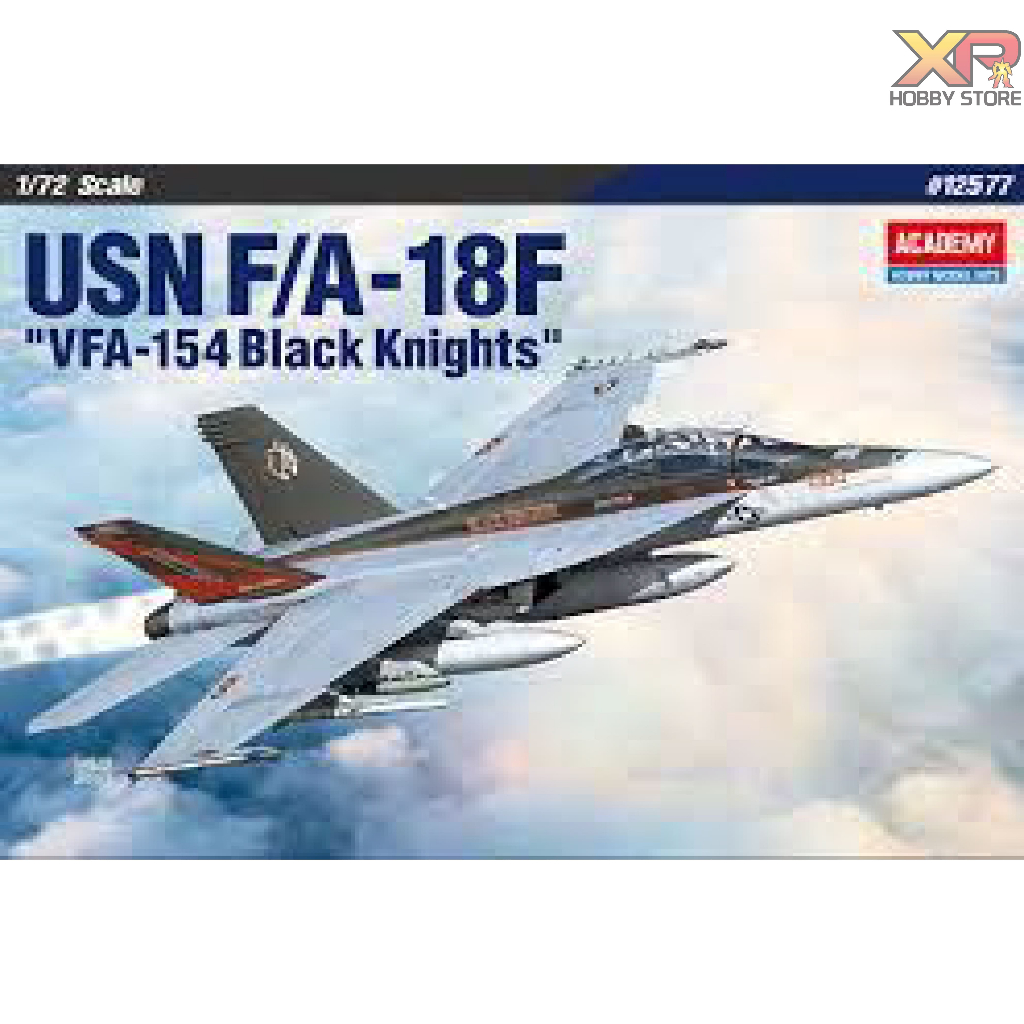[Academy Model] 1/72: USN F/A-18F VFA-154 BLACK KNIGHTS (AC 12577)
