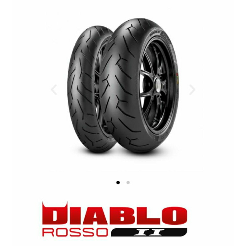 ยางpirelli diablo rosso 2 ยางพีราลี่ 120/70zr17 160/60zr17 170/60zr17 180/55zr17 190/50zr17