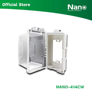 NANO ฝาครอบแผงหน้ากากกันน้ำแบบฝาสูง (1 ชิ้น/กล่อง) รุ่น NANO-414