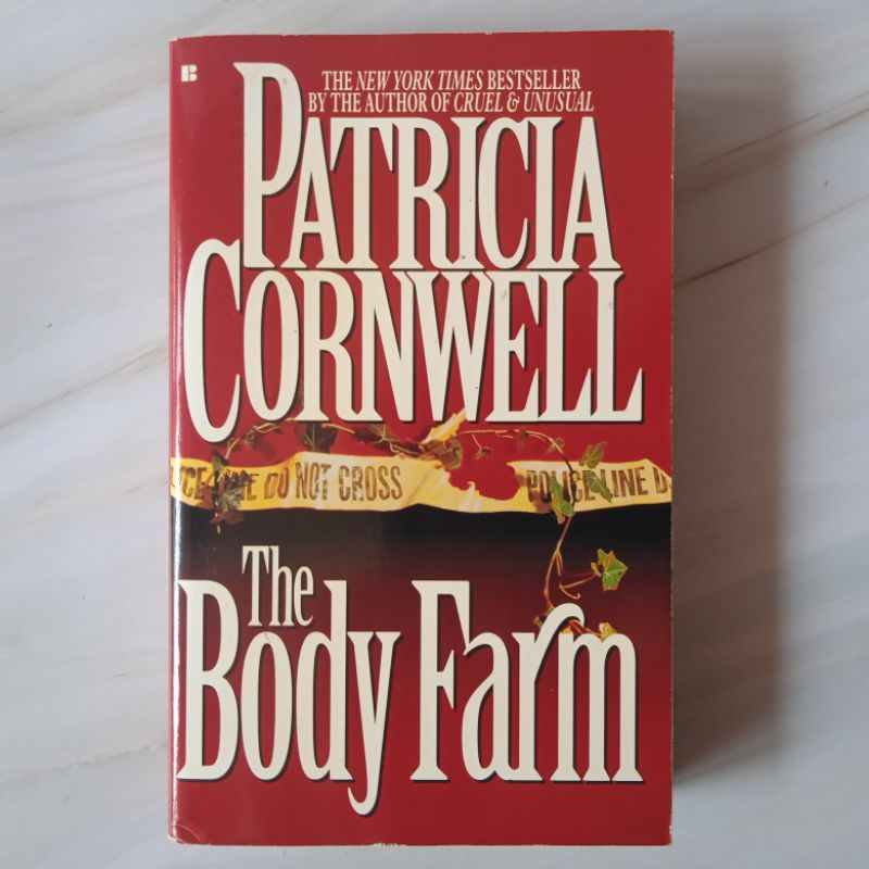 detective mystery fiction นิยายภาษาอังกฤษมือสอง สืบสวน Patricia Cornwell The Body Farm นิยายมือสอง ห