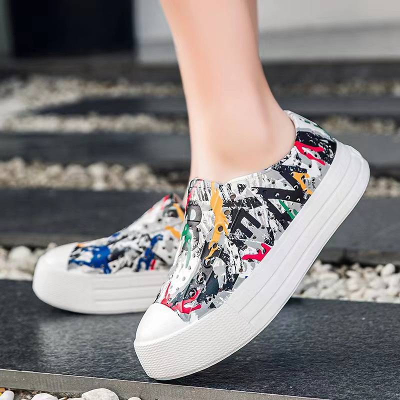 รองเท้ายางEVAผู้หญิง น้ำหนักเบาใส่สบาย ลุยน้ำลุยทะเล มี36-40 รุ่นNTส้นสูง